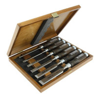 853053 Zestaw dłut stolarskich płaskich NAREX PROFI 6, 10, 12, 16, 20, 26mm