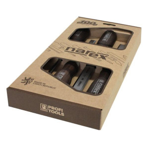 863020 Zestaw dłut stolarskich płaskich NAREX RPOFI 6,12,20,26mm