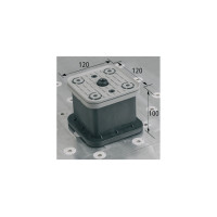 Blok podciśn VCBL-T 120x120 H=100 mm z syst. podnoszącym