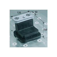 Blok podciśn VCBL-T 120x50 H=100 mm do wąskich elementów
