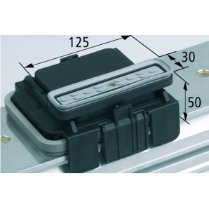 Blok podciśn VCBL-K1 130x30 H=50 mm L (wzdłużny) do wąskich elementów