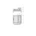 Blok podciśn VCBL-K1 130x30 H=50 mm L (wzdłużny) do wąskich elementów