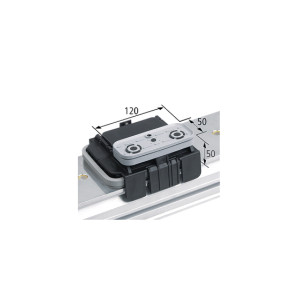 Blok podciśn VCBL-K1 120x50 H=50 mm L (wzdłużny) do wąskich elementów