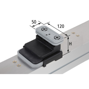 Blok podciśn VCBL-K2 120x50 H=125 mm Q (poprzeczny)