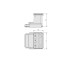 Blok podciśn VCBL-K2 120x50 H=125 mm Q (poprzeczny)