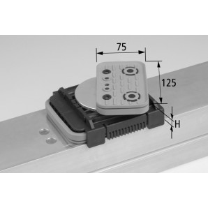Blok podciśn VCBL-K2 125x75 H=75 mm OBR. D-360