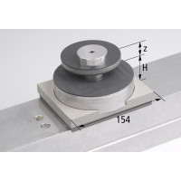 Zacisk mechaniczny 154x128 H=75 mm VCMC-K2 zakres mocowania 12-80