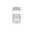 Blok podciśn VCBL-K1 125x75 H=100 mm Q (poprzeczna)