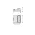 Blok podciśn VCBL-K1 130x30 H=100 mm L (wzdłużny) do wąskich elementów