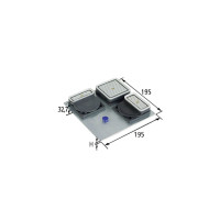Płyta adaptera ISAP-S4 195x195xH=11 mm