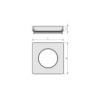 Kostka Mono-Base-R 110x110x15 mm do rasta R15/50 mm