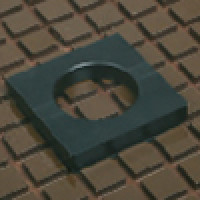 Kostka Mono-Base-R 90x90x15 mm do rasta R15/40 mm