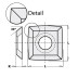 100791 Płytka HM  15,0x15,0x2,5mm  MG18d=6,2   <30  R=150