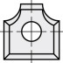 12152  Płytka HM  12,0x12,0x1,5mm HC05 d=4,0   R=2,0