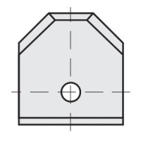 16200  Płytka HM  16,0x17,5x2,0mmHC05 d=4,2  a=45