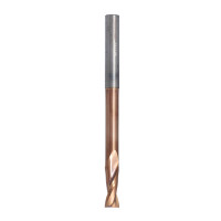FrezVHM Z2 D=8 I=22 L=105 S=8 RH wyk. pozytyw obniżenie I1=65 0,3 mm  polerowany rowek modele 3D powłoka TiSiN