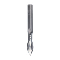 FrezVHM Z2 D=15 I=45 L=120 S=12 RH wyk. pozytyw v=>ostrze wiercące I1=12 polerowany rowek aluminium i tworzywa sztuczne