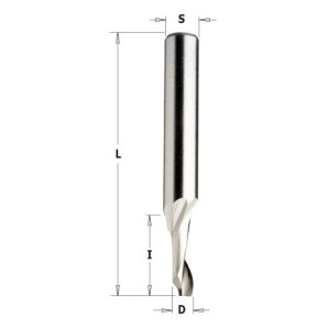 188.051.51 Frez HS 5% D=5 I=40 L=100 S=8do aluminium