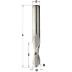 FrezVHM Z2 D=8 I=22 L=120 S=8 RHwyk. kulisty R=4 I1=85 0,2mm na strone