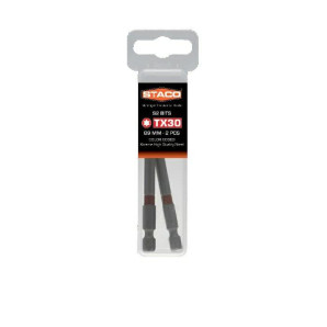 21851 STACO bit 1/4 TX30x89mm2szt czerwony