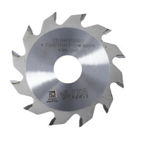 240.Piła D=125 F= 30 Z= 12 K/P=3,5/2,5 FLAT