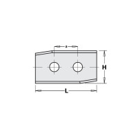 30125 Płytka HM  30,0x12,0x1,5mm HC05 a=14,0  <35  LH