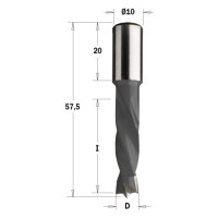 308.050.11 Wiertło HW NP D=5I=30 L=57,5 S=10x20 RH