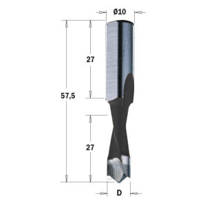 310.100.41 Wiertło NP HW D=10x27 L=57,5S=10x25 RH  XTREME-HW