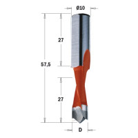 310.100.42 Wiertło NP HW D=10x27 L=57,5S=10x25 LH  XTREME-HW