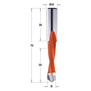 311.100.42 Wiertło NP HW D=10 I=35 L=70S=10x30 LH  XTREME-HW