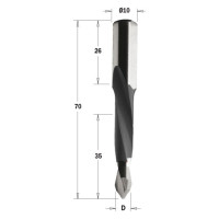 314.080.41 Wiertło P HW D=8 I=35 L=70S=10x26 RH XTREME-HW