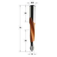 314.080.42 Wiertło P HW D=8 I=35 L=70S=10x26 LH XTREME-HW