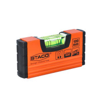 32021.STACO Mini poziomica magnetyczna100mm 1 libelka opakowanie zbiorcze 10 szt.