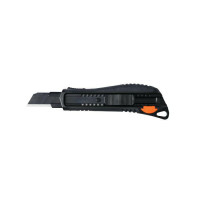 46037.STACO Nóż wysuwany 18mm Heavy Dutyblokada automatyczna, ostrze czarne SK2-0.7 mm