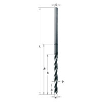 515.145.51 Wiertło ANUBA 14,5 d=6,3D-S=7,2 I1=19 I2=75 LB=89 l=165