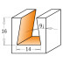 523.140.11 Frez HW D=14 I=16 L=60 A=9Z2