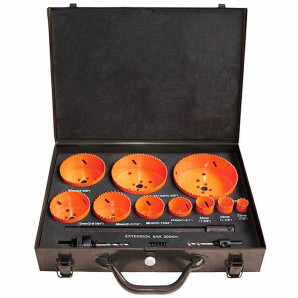 55360.STACO Zestaw otwornic 14szt-waliza Bi-Metal/HSS/Cobalt8% 22-127mm