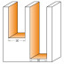 654.162.11 Frez HM D=16  I=49,5  L=104,8S=12 Z=2