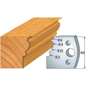 690.101 Para noży HSS 40x4 mm