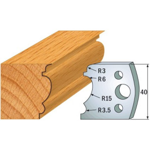 690.104 Para noży HSS 40x4 mm