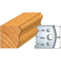 690.106 Para noży HSS 40x4 mm