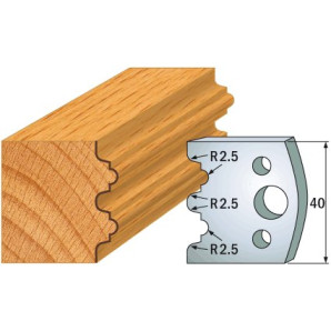 690.108 Para noży HSS 40x4 mm