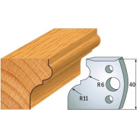 690.111 Para noży HSS 40x4 mm