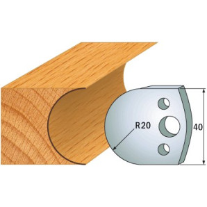 690.130 Para noży HSS 40x4 mm