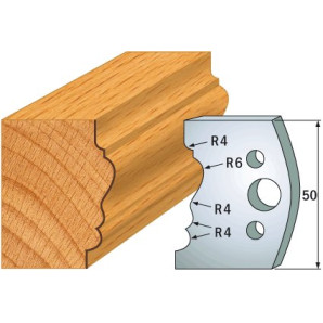 690.511 Para noży HSS 50x4 mm