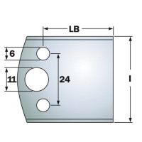 691.192 Para ograniczników 40x24 mm