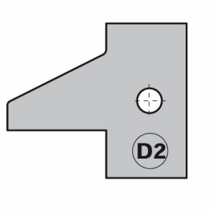 695.015.D2 Para nożyków typ D2(25x29,8x2) do 694.015