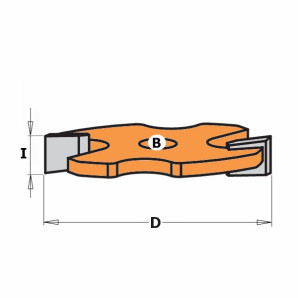 822.021.11A Ostrze HM dolneD=48mm I=8,2mm B=8 do 855.806.11