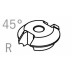 822.029.11 Ostrze F=8 D=38x12,7 R=4,7645 stopni