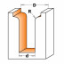 865.905.11 Frez HM D=22 d=12,7 R=3,2I=31,7 S=12  Profil=C